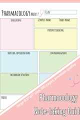 Pharmacology Note-taking Guide: Colors Mind Maps for Medical Students Clinical Specialties | Nursing Students Medsurg Mind Map Guide Journal | Student Nurse Study Resources, medicine cover image