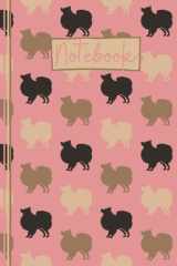 Pomeranian Notebook: Cute Pomeranian Lined Journal, The Perfect Novelty Pomeranian Gift for a Pomeranian Lover or Dog Owner - Pink cover image