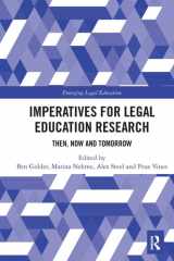 Imperatives for Legal Education Research Then, Now and Tomorrow cover image