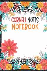 Cornell Notes Notebook: Colorful Floral Design of Size ( 8.5 x 11 inches), 120 Pages: - For School and University (Note-Taking System) cover image
