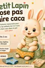 Petit Lapin n'ose pas faire caca: Une histoire rassurante pour aider les enfants de 2 à 4 ans à faire caca dans le pot sans peur (French Edition) cover image