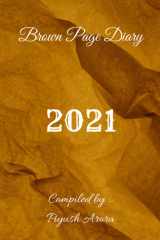 Brown Page Diary 2021 cover image