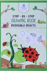 PepPlay Step by Step Drawing Book Incredible Insects - Essential Skills to Improve Your Drawing Skills, Colorful Illustrative, Building Activities for Kids, Children cover image
