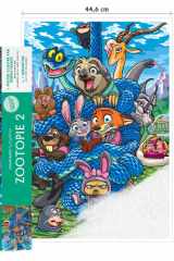 Coloriages Mystères - Poster Disney Zootopie 2: Colorie les chiffres et découvre l'image cover image
