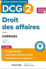 DCG 2 - Droit des affaires - Corrigés - Réforme 2026-2027 cover image