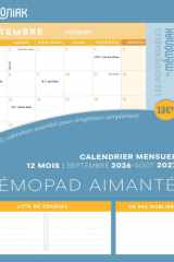 Mémopad calendrier mensuel aimanté 2027 - Mes Indispensables by Mémoniak 12 mois septembre 2026-août cover image