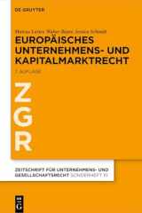 Europäisches Unternehmens- Und Kapitalmarktrecht - Grundlagen, Stand Und Entwicklung Nebst Texten Und Materialien cover image