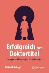 Erfolgreich zum Doktortitel: Strategien und Kompetenzen für die Promotion (German Edition) cover image