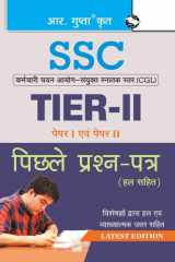 Ssc Cgl-Tier II (Paper I & II) Previous Years' Papers (Solved) cover image