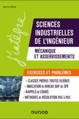 Sciences industrielles de l'ingénieur, mécanique et asservissements, problèmes et exercices - MPSI-PCSI-PTSI-MP-PSI-PT - 150 problèmes et exercices cover image
