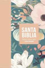 Biblia RVR 1960 Compacta Letra Grande 11 puntos Símil Piel Flores Crema (Bible RVR 1960 Compact Large Print 11 point Font Size Leatherlike Flowers Cream) (Spanish Edition) cover image