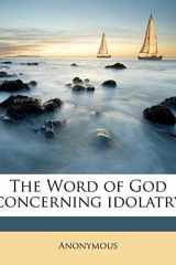 The Word of God concerning idolatry (Hindi Edition) cover image