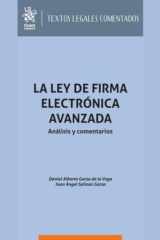 La ley de firma electrónica avanzada. Análisis y comentarios cover image