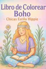 Libro de Colorear Boho - Chicas Estilo Hippie: Arte relajante con retratos de estilo libre y retro cover image