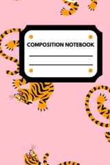 Notebook/Journal Pink Tiger Print Composition Notebook - College Ruled 110 Pages - Large 8. 5 X 11 cover image