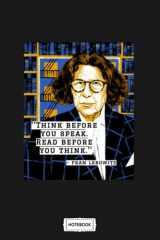 Fran Lebowitz Think Before You Speak Its A City Notebook: Lined College Ruled Paper,6x9 120 Pages,journal,matte Finish Cover,diary,planner cover image