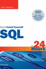 SQL in 24 Hours, Sams Teach Yourself cover image