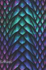 Dragon Sketchbook: Blank Notebook For Drawing, Doodling, Journaling and Sketching, Drawing Book, Sketch Pad For Teens, Colorful Dragon Scales cover image