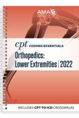 CPT Coding Essentials for Orthopaedics Lower 2022 cover image