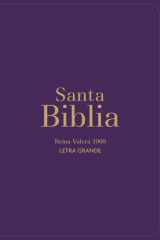 Biblia RVR 1960 Compacta Letra Grande 11 puntos Símil Piel Morado (Bible RVR 1960 Compact Large Print 11 point Font Size Leatherlike Purple) (Spanish Edition) cover image