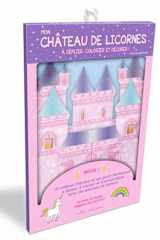 Pochette - Mon château de licornes à déplier, colorier et décorer !: avec un dépliant à compléter et une planche de stickers cover image