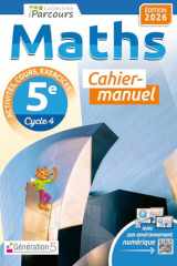 Cahier-manuel iParcours maths 5e (édition 2026) cover image