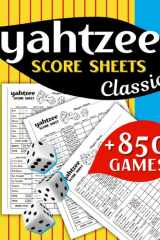 Yahtzee Classic Score Sheets 140 Large Size Score Pads | Vintage Yahtzee Dice Game Replacement Cards cover image