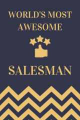 Salesman Gifts: Lined Blank Notebook Journal, a Funny and Appreciation Thank You Gift for Salesmans to Write in cover image