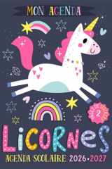 Mon agenda scolaire 2026-2027 licornes cover image