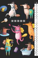 Password Book with Tabs & Cute Horses: A5 Format | With Alphabetical Index A-Z | For 400 Usernames and Passwords cover image