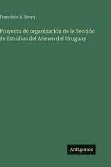 Proyecto de organización de la Sección de Estudios del Ateneo del Uruguay cover image