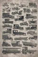 Vintage Car Sketchbook: Vintage Car print, Vintage Transportation, sketchbook journal blank, white paper, for drawing and sketching, for adult, for ... Notebook Gift, Gift for Vintage Car lovers cover image