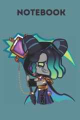 licorice cookie in cookie run kingdom notebook: licorice cookie cover (6 x 9) inches 120 pages,Onion CRK, All cookies in cookie run kingdom composition ... , Writing cover image
