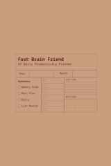 Fast Brain Friend: ADHD Daily Productivity Planner Undated cover image