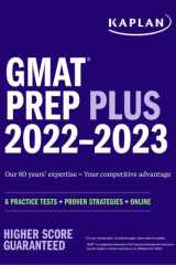 GMAT Prep Plus 2022–2023 6 Practice Tests + Proven Strategies + Online cover image