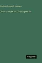 Obras completas: Tomo I: poesías cover image