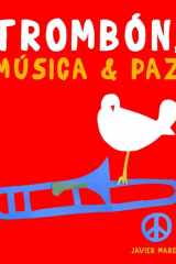 Trombón, Música & Paz: 10 Piezas Fáciles para Trombón Libro para Principiantes cover image