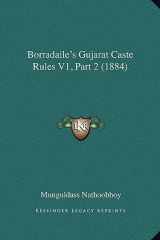 Borradaile's Gujarat Caste Rules V1, Part 2 (1884) (Gujarati Edition) cover image