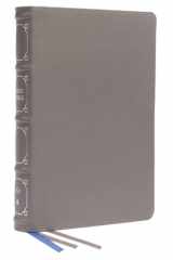 NKJV Reference Bible Classic Verse-By-Verse Center-Column Red Letter Edition [Grey] cover image