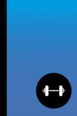 Workout Log Gym A6 Pocket Size Blue: Small Fitness And Training Diary | Rep Tracker | 110 Workouts cover image