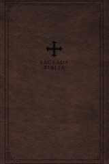 Biblia Católica, Tamaño Personal, Leathersoft, Café, Comfort Print cover image
