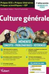 Mémento Culture générale - prépas ECG - prépas scientifiques - prépas littéraires - IEP: Concepts, problématiques, références cover image