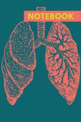 Orange Lungs: Anatomy Notebook, Medical Journal cover image