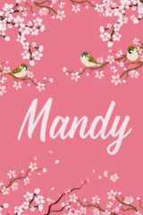 Mandy: Cute Personalized Notebook With Name For Mandy | Great Journal Gift Idea, 6x9, 120 Pages cover image