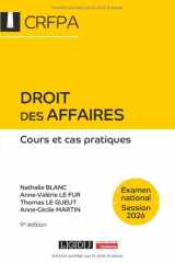 Droit des affaires - CRFPA - Examen national Session 2026: Cours et cas pratiques (2026) cover image
