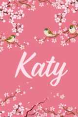 Katy: Cute Personalized Notebook With Name For Katy | Great Journal Gift Idea, 6x9, 120 Pages cover image