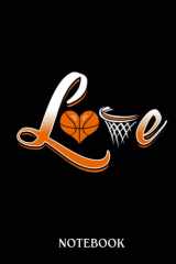 Basketball notebook: Basketball Girls Women | A Journal 120 Pages 6" x 9" for a Basketball Coach or Girls| Basketball Notebook Journal Dairy cover image