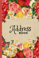 Pocket address book: Telephone address book, Email address book, Address phone book with alphabetical tabs to record phone number, address, email, ... for seniors with tabs 120 Pages, 6 x 9 inch. cover image