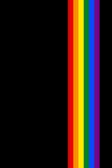 Gay Pride Rainbow Notebook: LGBTQ Rainbow composition notebook. 100 Lined Pages 6x9 journal. cover image