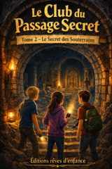 Le Club du Passage Secret – Tome 2: Le Secret Des Souterrains | Roman d’aventure et de mystère pour enfants 9-12 ans (French Edition) cover image